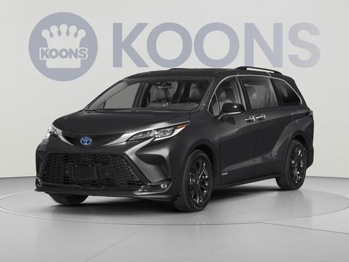Midnight Black Metallic 2024 Toyota Sienna XSE 7 Passenger