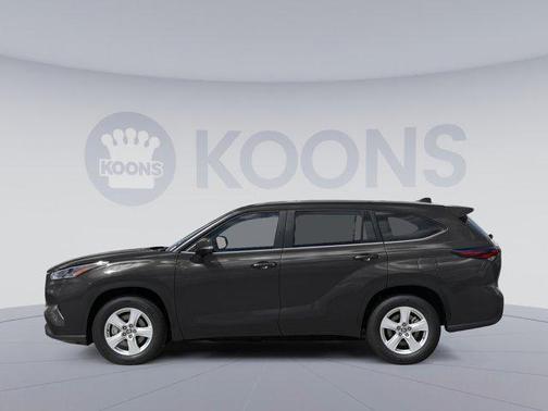 Midnight Black Metallic 2025 Toyota Highlander LE