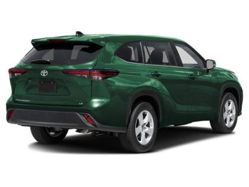 Midnight Black Metallic 2025 Toyota Highlander LE