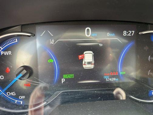 Blizzard Pearl/Midnight Black Metallic 2021 Toyota RAV4 Hybrid SE