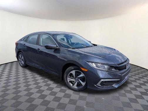 Blue 2021 Honda Civic LX