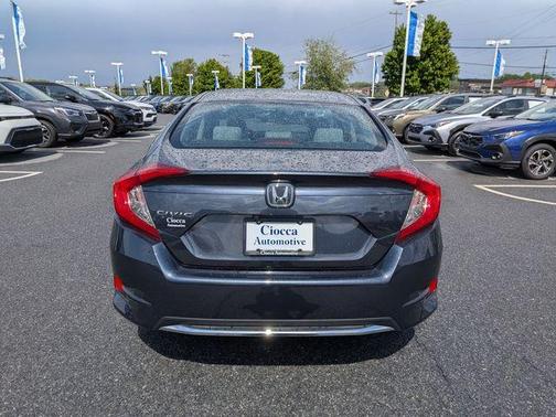 Blue 2021 Honda Civic LX