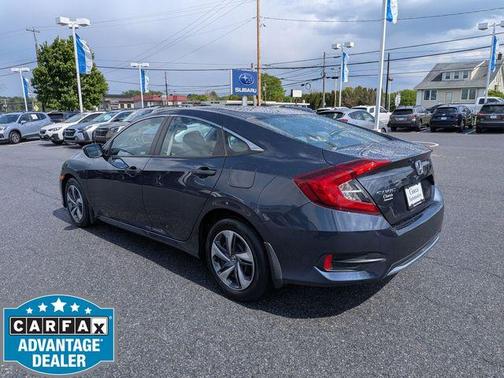 Blue 2021 Honda Civic LX