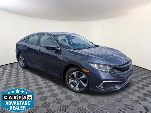 Blue 2021 Honda Civic LX