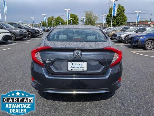 Blue 2021 Honda Civic LX
