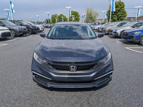 Blue 2021 Honda Civic LX