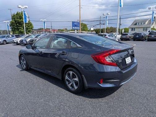 Blue 2021 Honda Civic LX