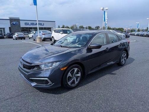 Blue 2021 Honda Civic LX
