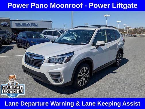 Crystal White Pearl 2020 Subaru Forester Limited