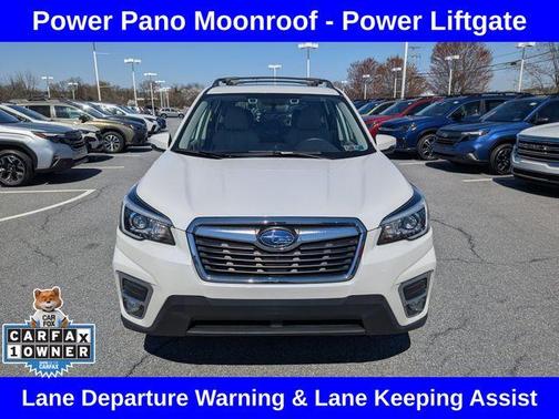 Crystal White Pearl 2020 Subaru Forester Limited