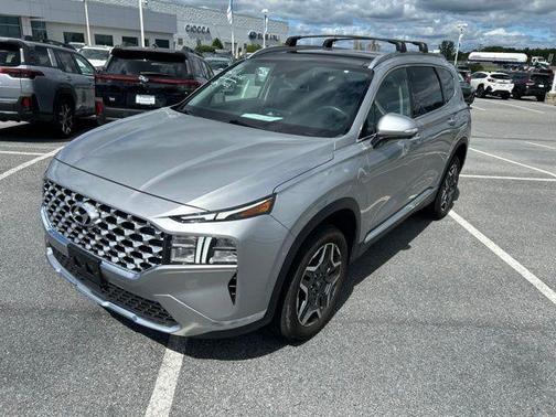 Shimmering Silver 2023 Hyundai SANTA FE HEV SEL Premium