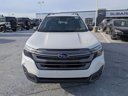 Crystal White Pearl 2025 Subaru Forester Hybrid Limited