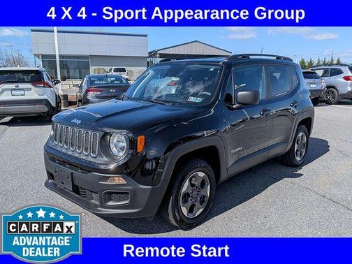 Black 2018 Jeep Renegade Sport