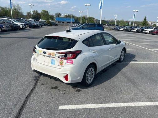 Crystal White Pearl 2024 Subaru Impreza Base
