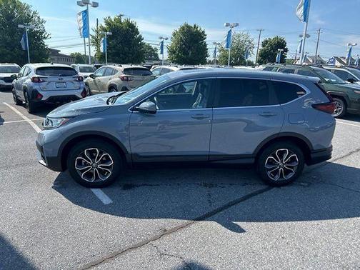 Aegean Blue Metallic 2021 Honda CR-V EX-L