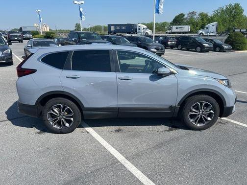 Aegean Blue Metallic 2021 Honda CR-V EX-L