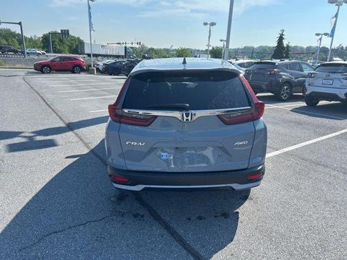 Aegean Blue Metallic 2021 Honda CR-V EX-L