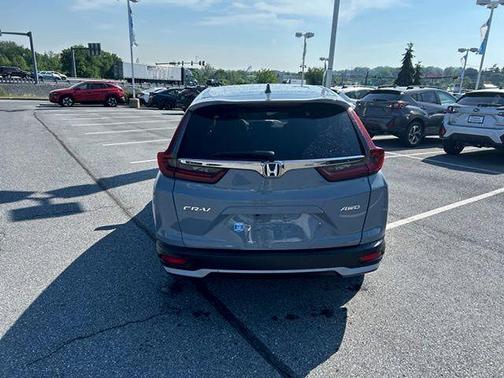 Aegean Blue Metallic 2021 Honda CR-V EX-L