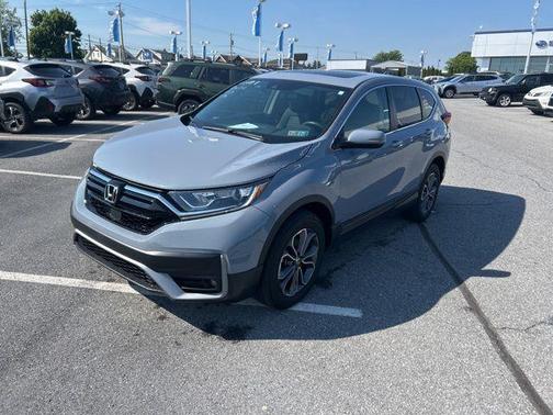 Aegean Blue Metallic 2021 Honda CR-V EX-L