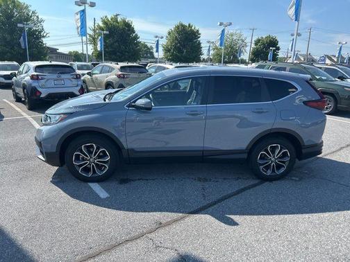 Aegean Blue Metallic 2021 Honda CR-V EX-L