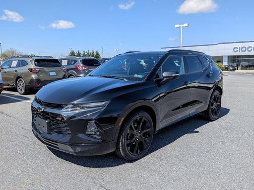 Black 2021 Chevrolet Blazer RS