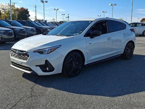 Crystal White Pearl 2025 Subaru Impreza RS