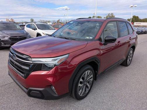 Crimson Red Pearl 2025 Subaru Forester Hybrid Touring