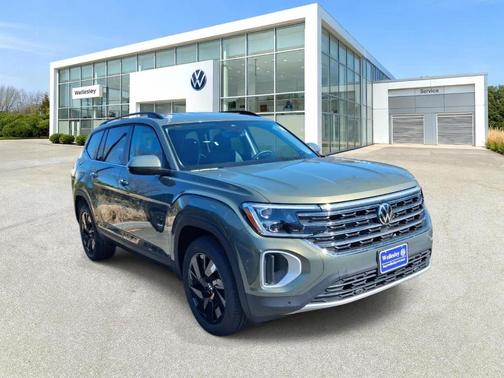 Avocado Green Pearl 2026 Volkswagen Atlas 2.0T SE W/TECHNOLOGY