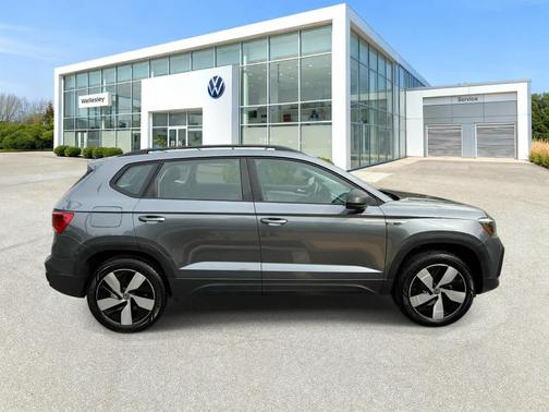 Platinum Gray Metallic 2024 Volkswagen Taos 1.5T S