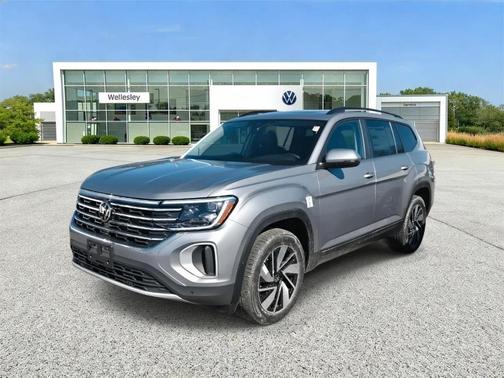 Silver Mist Metallic 2026 Volkswagen Atlas 2.0T SE W/TECHNOLOGY