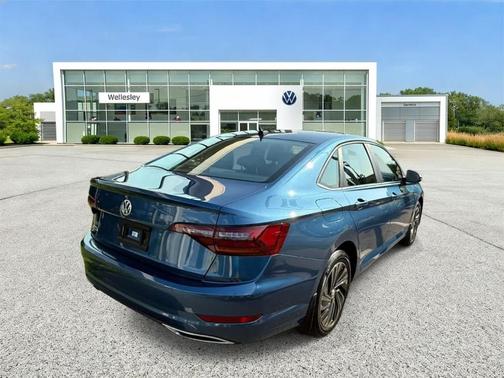Silk Blue Metallic 2019 Volkswagen Jetta 1.4T SEL Premium