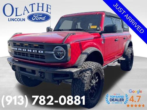 RAPID RED MET TINTED CC 2021 Ford Bronco BLACK DIAMOND