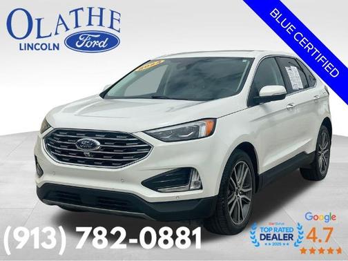 STAR WHITE 2024 Ford Edge TITANIUM