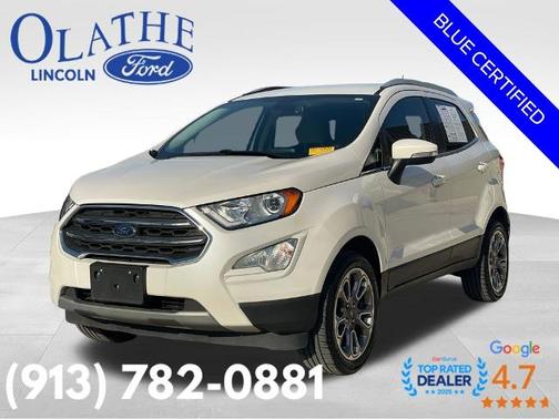 WHITE PLATINUM MET TRI-COAT 2019 Ford EcoSport TITANIUM