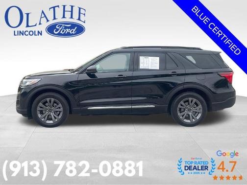 AGATE BLACK METALLIC 2025 Ford Explorer ACTIVE