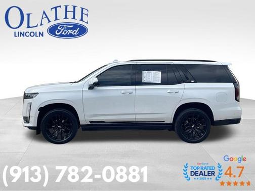Crystal White Tri-Coat 2024 Cadillac Escalade SPORT PLATINUM