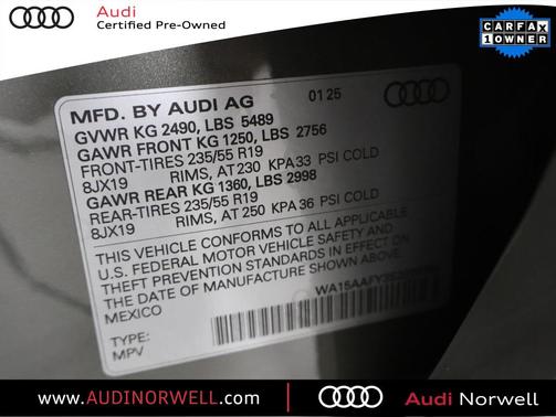2025 Audi Q5 45 S line Premium Plus