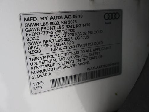 2018 Audi Q7 3.0T Premium Plus