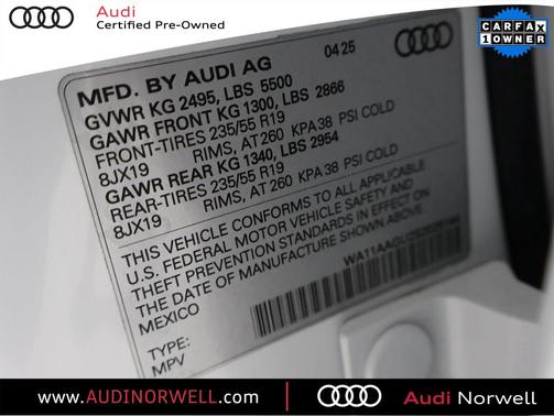 2025 Audi Q5 Premium TFSI quattro S tronic