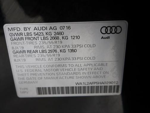 2017 Audi Q5 2.0T Premium Plus
