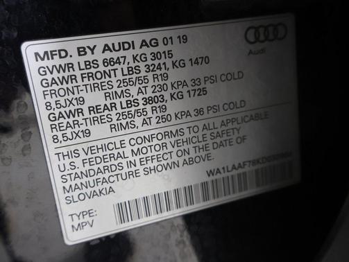 2019 Audi Q7 55 Premium Plus