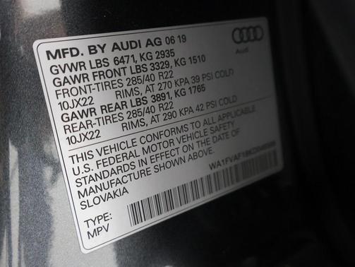 2019 Audi Q8 3.0T Premium