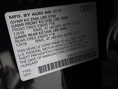 2025 Audi Q3 45 S line Premium Plus