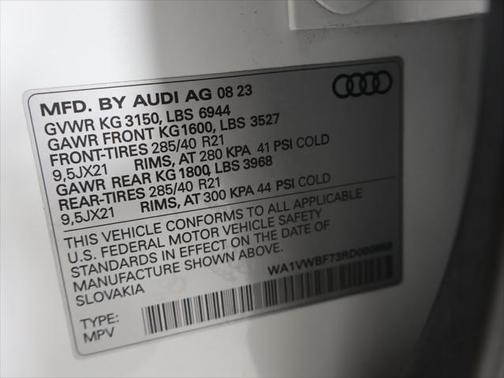2024 Audi SQ7 4.0T Prestige