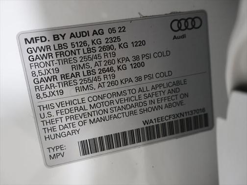 2022 Audi Q3 45 S line Premium Plus