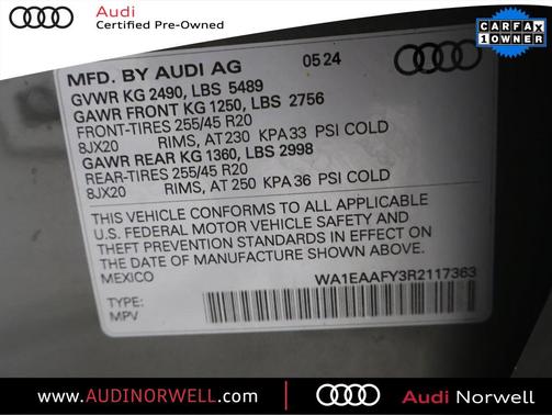 2024 Audi Q5 45 S line Premium Plus