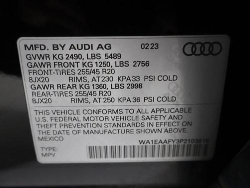 2023 Audi Q5 45 S line Premium Plus