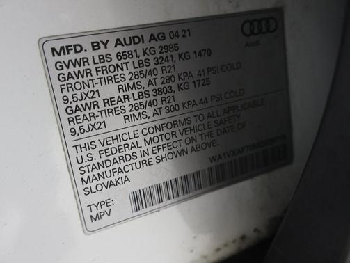 2021 Audi Q7 55 Prestige