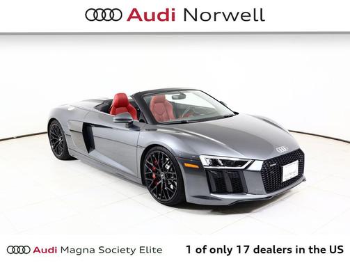 Gray 2018 Audi R8 5.2 V10