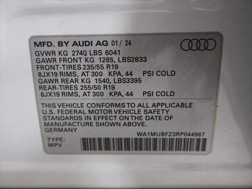 2024 Audi Q4 e-tron Prestige 55 quattro